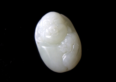 笑佛,白白润润,随评_笑佛,白白润润,随评鉴定_笑佛,白白润润,随评估价_笑佛,白白润润,随评真假辨别_来自藏友竹影清风_玉石_和田_古玩鉴定估价_华夏收藏网
